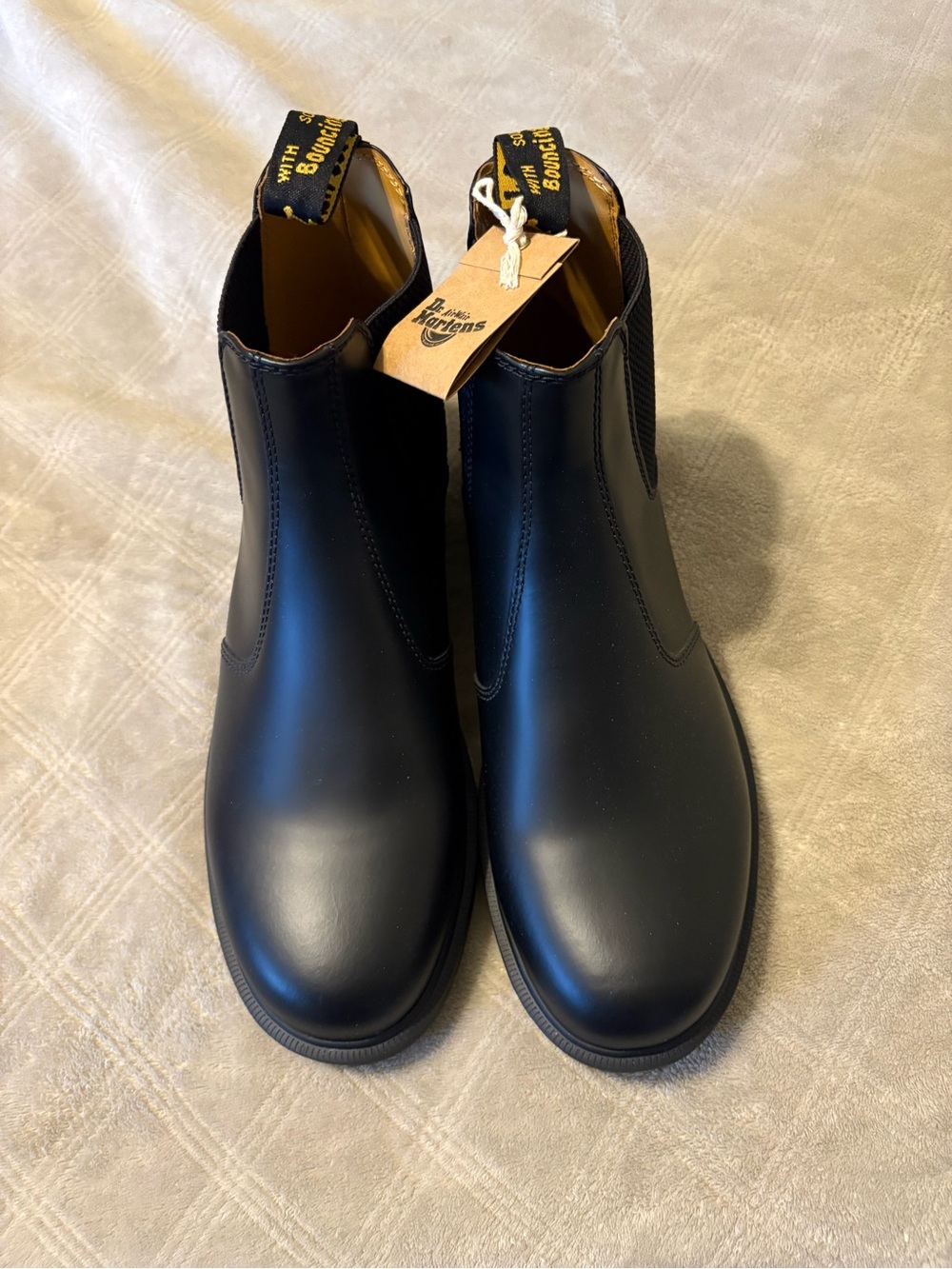 Dr. Martens Smooth Leather Chelsea Boots in Black
